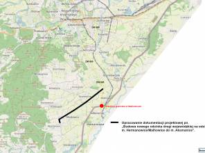 Projekt nowej drogi od Hermanowic/Malhowic do Aksmanic