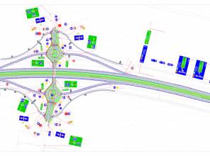 Budowa węzła na skrzyżowaniu DW 986 z autostradą A4 w Ostrowie