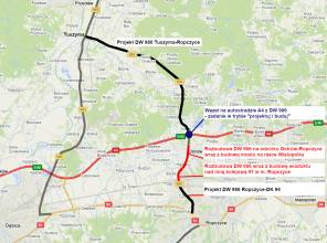 Węzeł na A4 w Ostrowie koło Ropczyc coraz bliżej