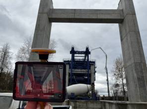 Wizyta robocza na budowie mostu w Stalowej Woli